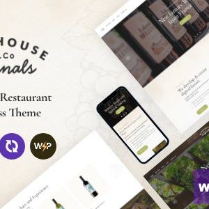 Wine House - Vineyard & Restaurant Liquor Store WordPress Theme