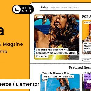 Kalisa - Blog & Magazine WordPress Theme
