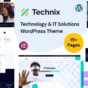Technix - Technology & IT Solutions WordPress Theme
