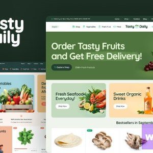 Tasty Daily - Grocery Store & Food WooCommerce Theme