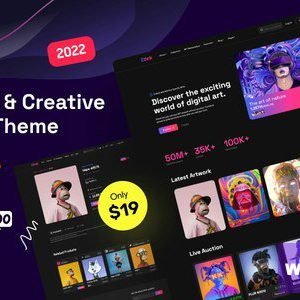 Ethrik - Creative & NFT Affiliate WordPress Theme
