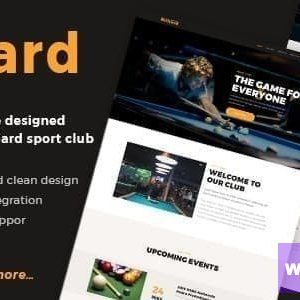 Billiard - Creative Sporting WordPress Theme