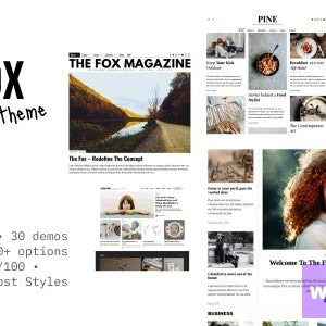 The Fox - Minimal WordPress Blog Magazine Theme