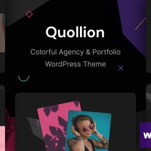 Quollion - Colorful Agency & Portfolio WordPress Theme