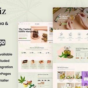 Canabiz - Weed Medical Marijuana, Cannabis Shop Theme