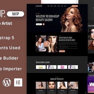 Gmaakeup - Makeup Artist WordPress Theme