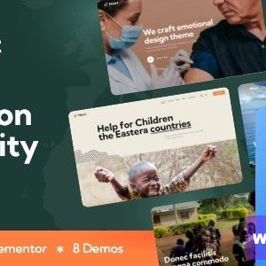 Heart - Donation & Charity Non-Profit WordPress Theme + AI