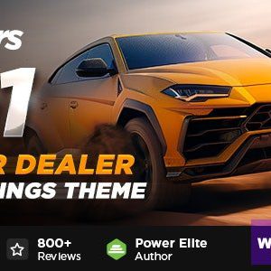 Motors - Car Dealer, Rental & Listing WordPress theme