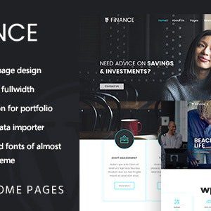 Finance Consultant - Consulting WordPress Theme