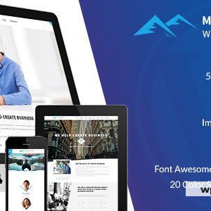 MountCool - Single Page Portfolio WordPress Theme