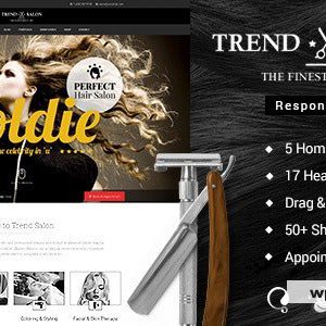 Trend Salon - WordPress Theme