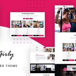 Girly Gym - Gym Fitness WordPress Theme