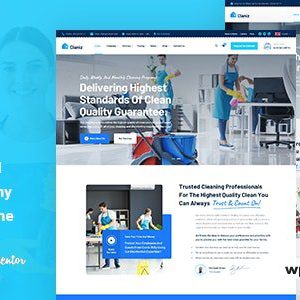 Claniz - Cleaning Services WordPress Theme