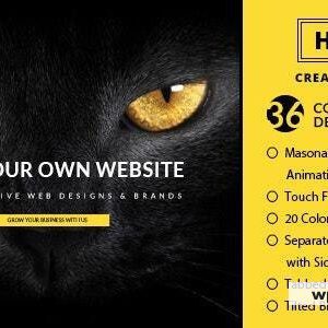 HYDRO - One Page Portfolio WordPress Theme