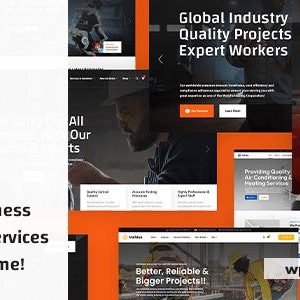 Validus - Industrial Business & Handyman Services WordPress Theme