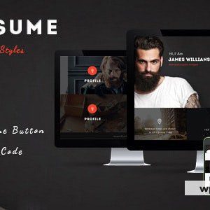 Morgan - Resume, vCard, Personal, Profile and Portfolio WP Theme