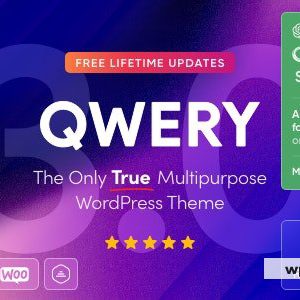 Qwery - Multi-Purpose Business WordPress & WooCommerce Theme + ChatGPT