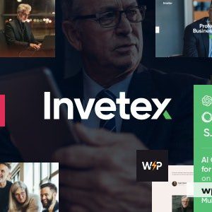 Invetex - Business Consulting & Investments WordPress Theme + RTL