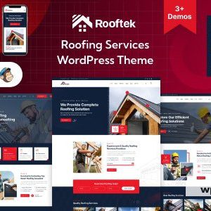 Rooftek - Roofing Services WordPress Theme