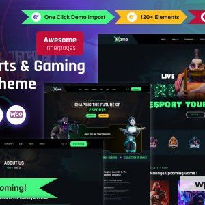 Bame - eSports and Gaming WordPress Theme