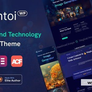Santoi - AI Agency and Technology WordPress Theme