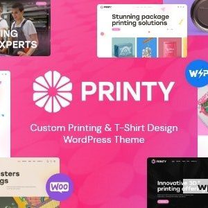 Printy - Custom Printing & T-Shirt Design WordPress Theme