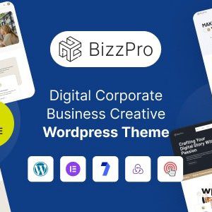 Bizzpro – Digital Corporate Business Creative WordPress Theme Multipurpose