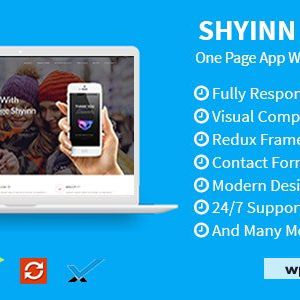 Shyinn - One Page App WordPress Theme