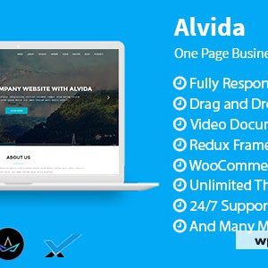 Alvida - One Page Business WordPress Theme