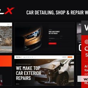 DetailX - Car Detailing, Shop & Repair WordPress Theme