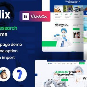 Leblix - Laboratory & Research WordPress Theme