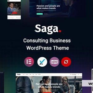 Saga - Business Consulting WordPress Theme
