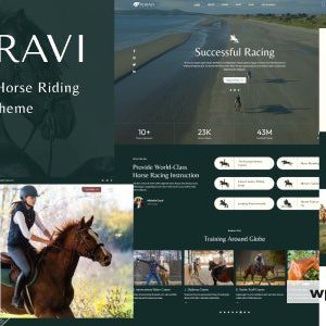 Puravi - Equestrian Club & Horse Riding Sports Theme