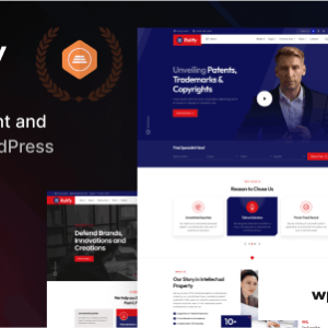 Rulify - Intellectual Property Consultancy Law Firm WordPress Theme