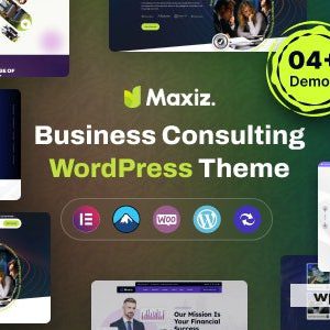 Maxiz - Business Consulting WordPress Theme