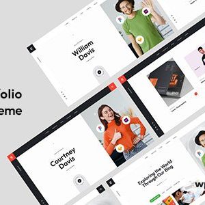 Courtney - Personal Portfolio WordPress Theme