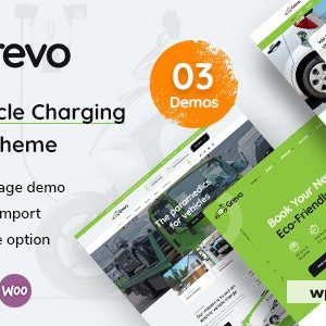 Grevo - Electric Vehicle Charging WordPress Theme