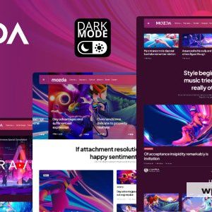 Mozda - Micro Magazine & Blog Theme with Dark Mode