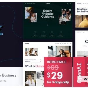GoAhead - Business Startup WordPress Theme