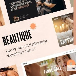Beautique - Luxury Salon & Barbershop WordPress Theme