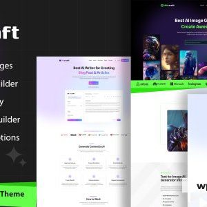 AIcraft - AI Application & Generator WordPress Theme