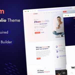 Portm - Personal Portfolio WordPress Theme