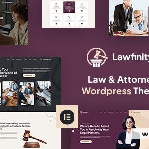 Lawfinity - Law and Attorney WordPress Theme