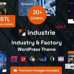 Industrie - Factory & Industry WordPress Theme
