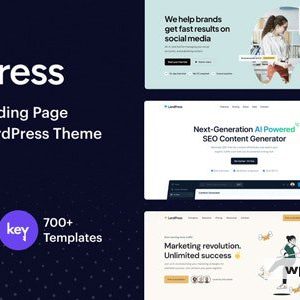 LandPress - Marketing Landing Page Elementor WordPress Theme