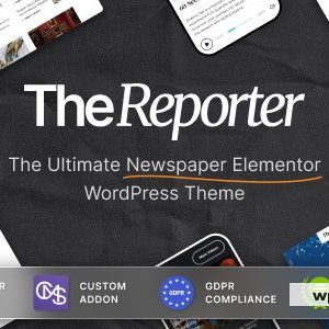 The Reporter - Newspaper Editorial WordPress Theme