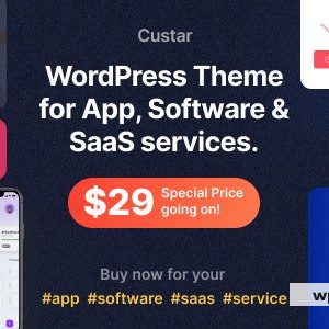 Custar - Software & App WordPress Theme