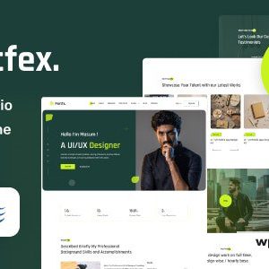 Portfex - Personal Portfolio WordPress Theme