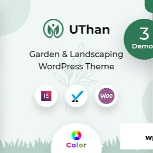 Uthan - Landscaping Gardening WordPress theme + RTL