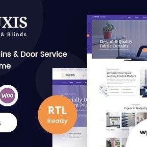 Fauxis - Windows Curtains WordPress Theme + RTL